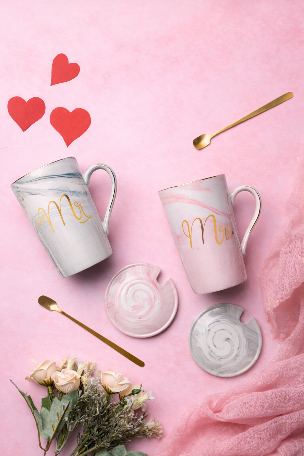 Couple love mug set